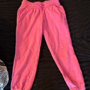 Pink Kids Jogger Pants